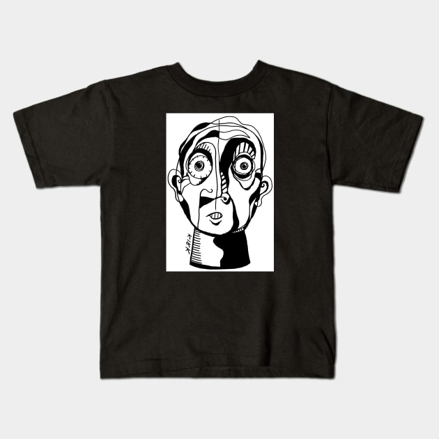 FEAR TOTEM Kids T-Shirt by jerrykirk